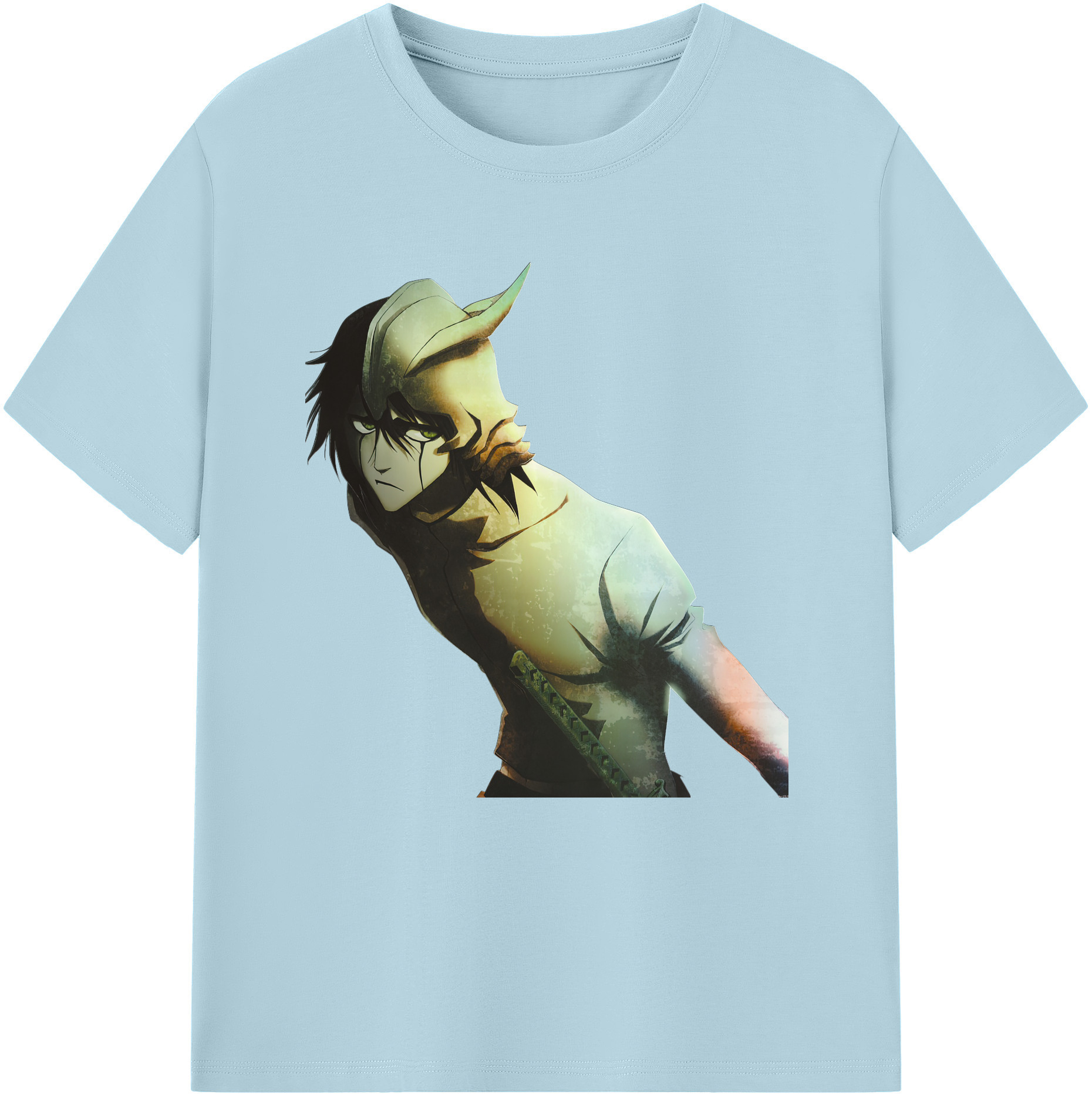 （画像用） ブリーチ ウルキオラ·シファー BLEACH Ulquiorra cifer 綿100％半袖Tシャツ（フロントプリント）